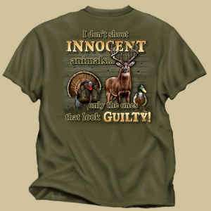 Hunting T Shirt NEW Buckwear Innocent Animals  