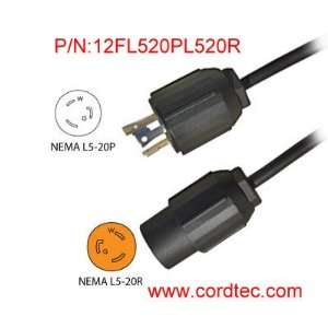  Cordtec 12FT L5 20P 20A 125V Locking Power Cord 