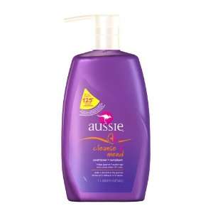 Aussie Cleanse & Mend Conditioner with Pump, 33.8 Fluid Ounce (Pack of 