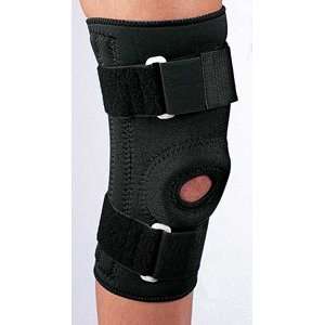  Neoprene Knee Support with Lateral Stays   Color Black 