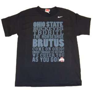 Ohio State Youth Black Phrase T shirt 