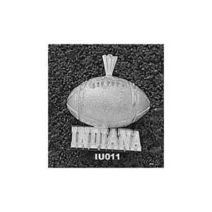 Indiana University Indiana Football Pendant (Silver)  