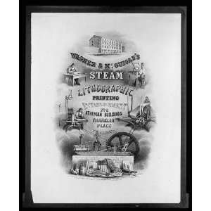  Wagner & McGuigans Steam Lithographic Print,Phil.,PA 