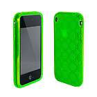 green SOFT Crystal Gel Case Cover for iPhone 3 3GS/3G 3G 3GS 3S i 