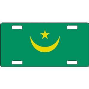 Mauritania Flag Vanity License Plate 
