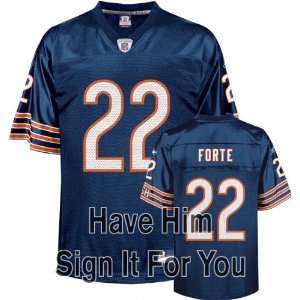  Matt Forte Chicago Bears Personalized Autographed Jersey 