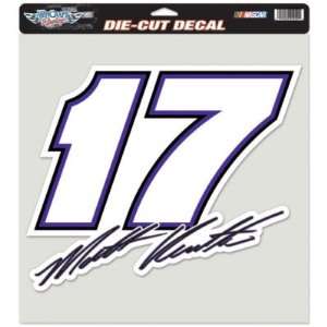  MATT KENSETH NASCAR OFFICIAL 12x12 DIE CUT CAR DECAL 