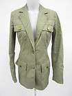 Tory Burch Cotton Striped Blazer Jacket 6 8 M  