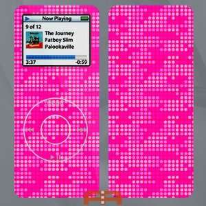  IPOD NANO Pink Matrix Dots Skin 02306 