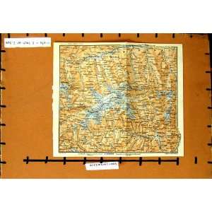    MAP 1929 TIROL MITTERSILL MATREI PINZGAU MOUNTAINS