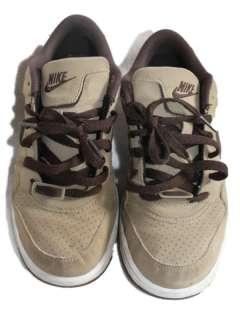 Boy Nike PRESTIGE II Brown Skater Athletic Shoe 5Y 37.5  