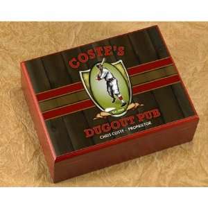  Dugout Pub Personalized Humidor
