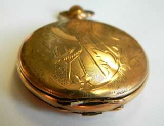 Antique Gold F WALTHAM POCKET WATCH For Parts or Repair  