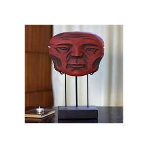  NOVICA Ceramic mask, Man of Fire