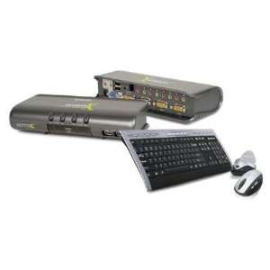    Quality 4 Port KVMP w Keyboard/Mouse By IOGear Electronics