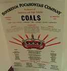   Pocahontas Coal Mine Co. Lump Egg Stove Pea Stoker Gas Poster Repo