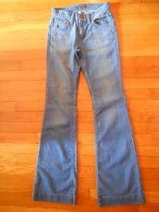 JAMES JEANS Humphrey Teal Flare Leg Light Blue Jeans,sz24  CLASSIC 