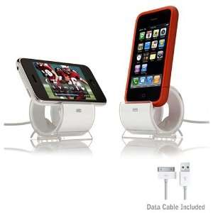 White Sinjimoru iPhone 4 iPod Charger Dock Stand +Data 