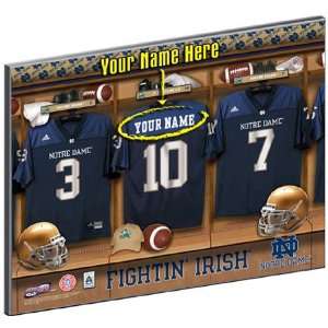  Notre Dame Fighting Irish Customized Locker Room 12x15 