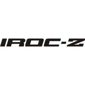 IROC Z, Windshield Banner,34 x 3 