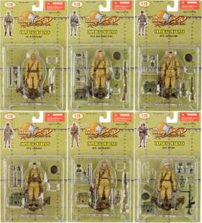 Set of 6 Ultimate Soldier 1/18 Scale Japanese Marines  