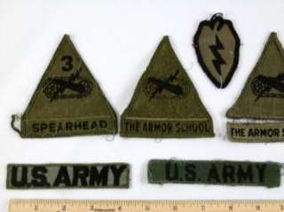 WWII Vietnam Era US ARMY Patch 25th Infantry 3rd Inf Spearhead Armor 