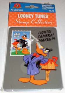 Looney Tunes Daffy Duck Stamp Magnet Invitations  