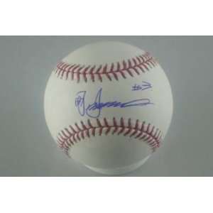  Akinori Iwamura Autographed Baseball   Authentic Oml Psa 