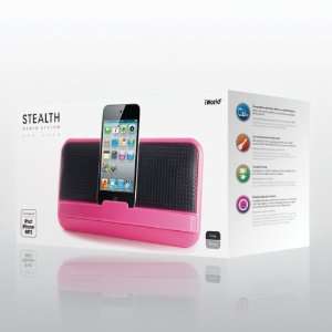  iWorld Stealth Audio Docking System in Pink   Compatible 