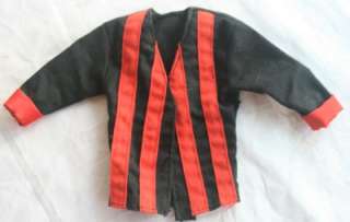Barbie doll  KEN  red & black stripe jacket vintage  