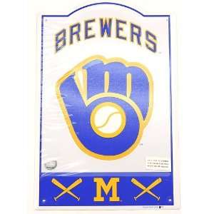  Brewers Glove Collectible 12 x 18 Tin Sign