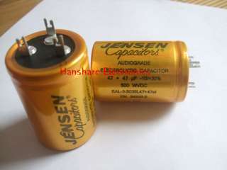 JENSEN Hi voltage electrolytic capacitor 47+47uf 500V  