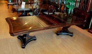 Gorgeous 112 Crotch Mahogany Dining Table  