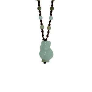 com A Unique Gift   Monkey Zodiac Jade Necklace Embellished with Jade 