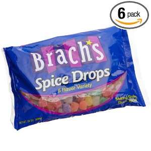 Brachs Spice Drops, 24 Ounce Packages (Pack of 6)  