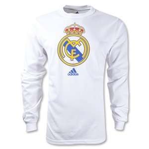  adidas Real Madrid 11/12 Long Sleeve Giant Crest T Shirt 