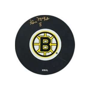  Fleming Mackell Signed Puck   )