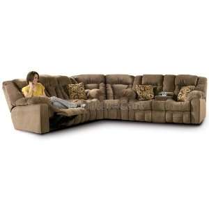  Ashley Furniture Macie   Brown Reclining Sectional 54601 