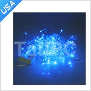 New Blue Color 9.5M 100 Led String Fairy Light Christmas Tree Wedding 