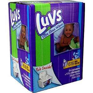  Luvs Ultra Clean babys delicate skin Wipes   616 Count 