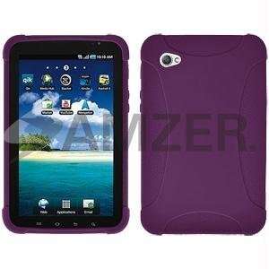   Jelly Case   Purple For Samsung GALAXY Tab GT P1000