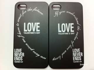 2X Heart Lover Hard Back Case Cover for iPhone 4G  