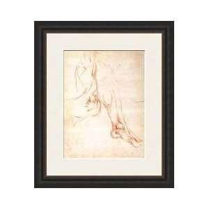  Study Of A Lower Leg And Foot Framed Giclee Print