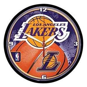 Los Angeles Lakers Round Clock 