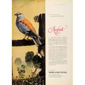  1964 Ad Midland Bank John Leigh Pemberton Roller Bird 