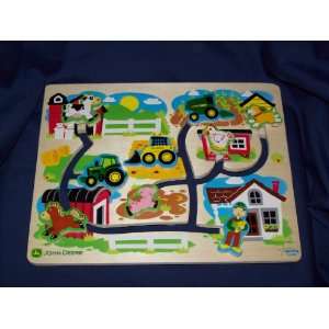  John Deere Wood Activity Puzzle by Learning Curve 