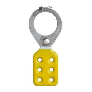 Lockout Tagout Hasps Interlocking with Yellow Rubberized Coating   1.5 