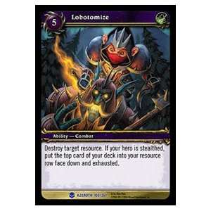 Lobotomize   Heroes of Azeroth   Rare [Toy] Toys & Games