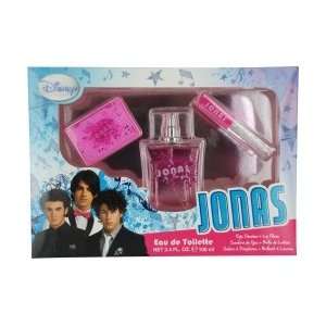 Jonas Brothers By Edt Spray 3.4 Oz & Eye Shadow & Lip Gloss for Women