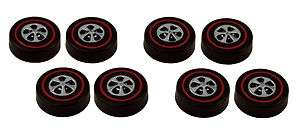 Eight Replacement Redline Wheels Large Cap Style  